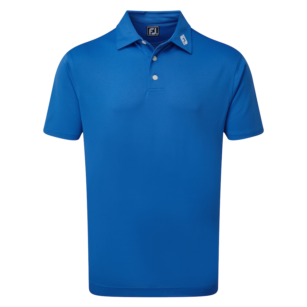 FootJoy Stretch Pique Solid Colour Athletic Fit Golf Shirt